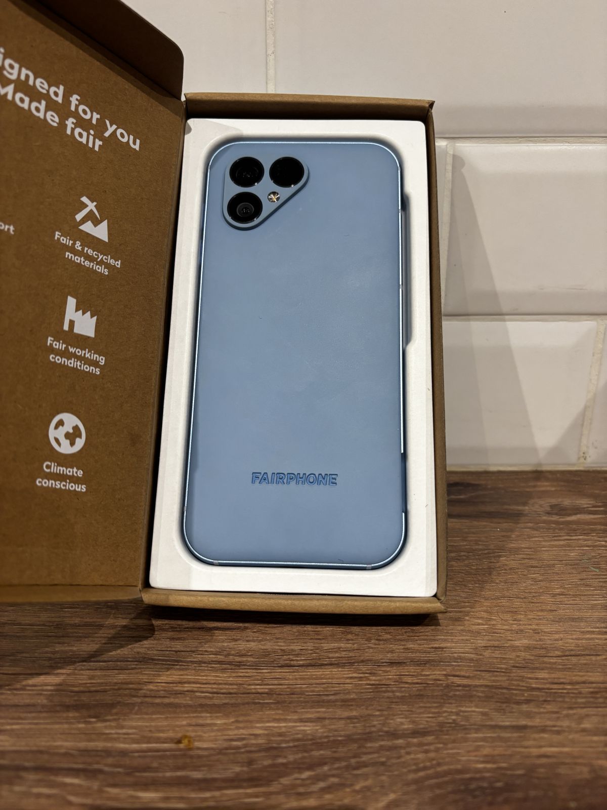 Smartphone Fairphone 5 5G – Sky Blue – 256 Go / 8 Go RAM