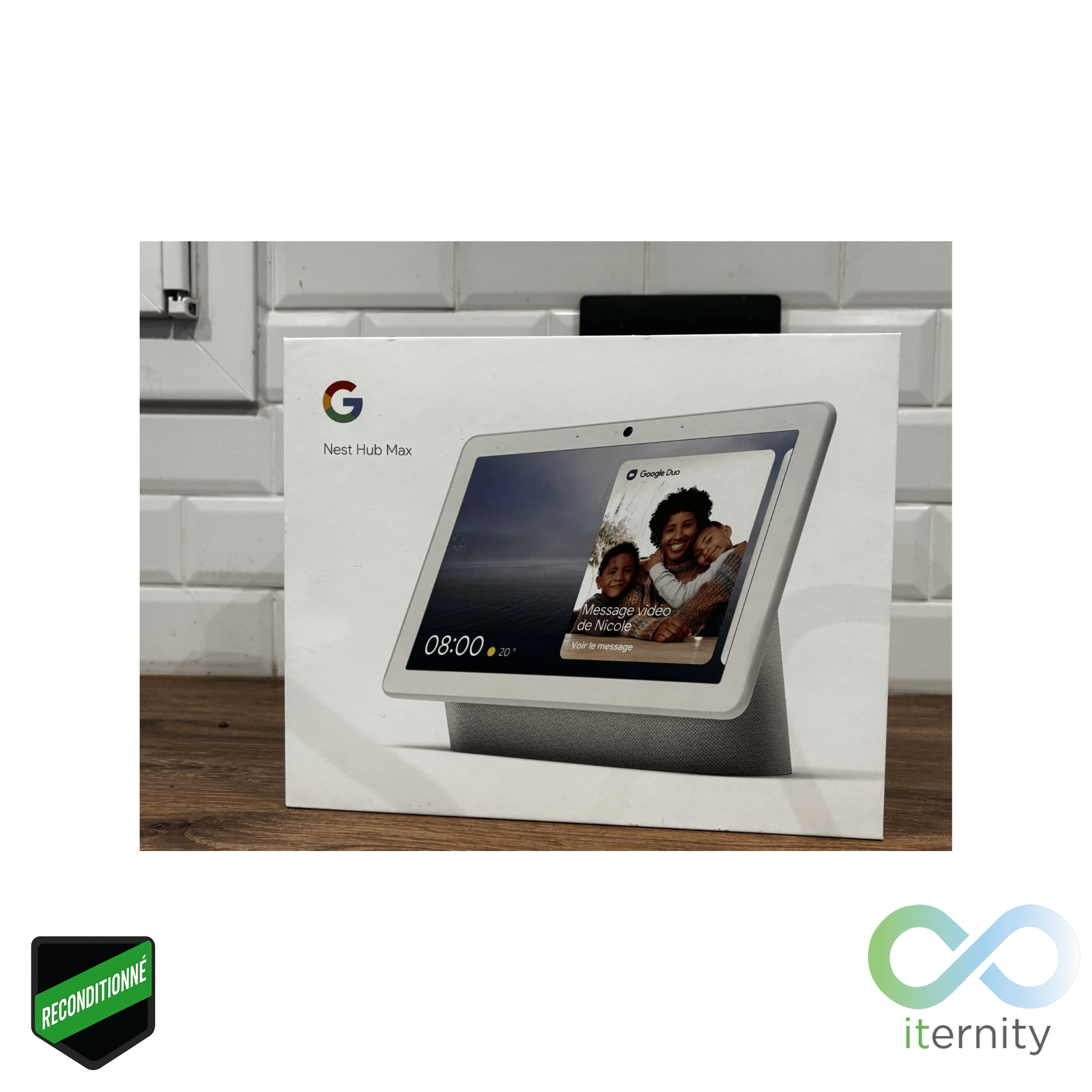 Station d’accueil – Google Nest Hub Max 10" – Reconditionné