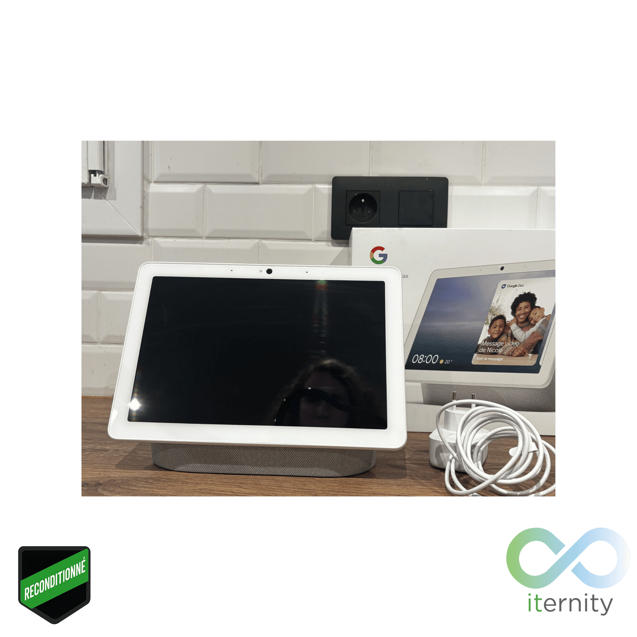 Station d’accueil – Google Nest Hub Max 10" – Reconditionné