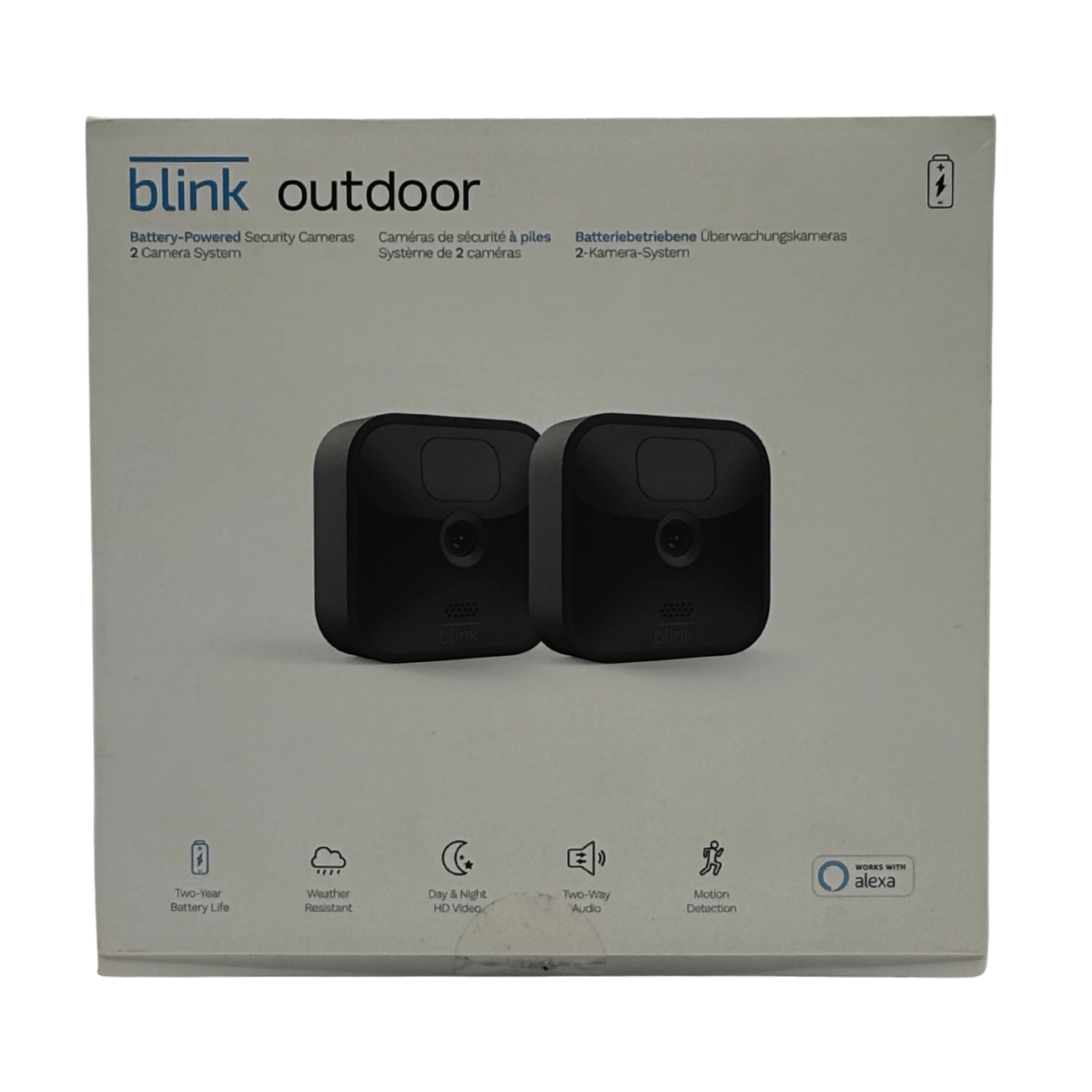 Caméra – Kit de surveillance Blink Outdoor WiFi (2 caméras)