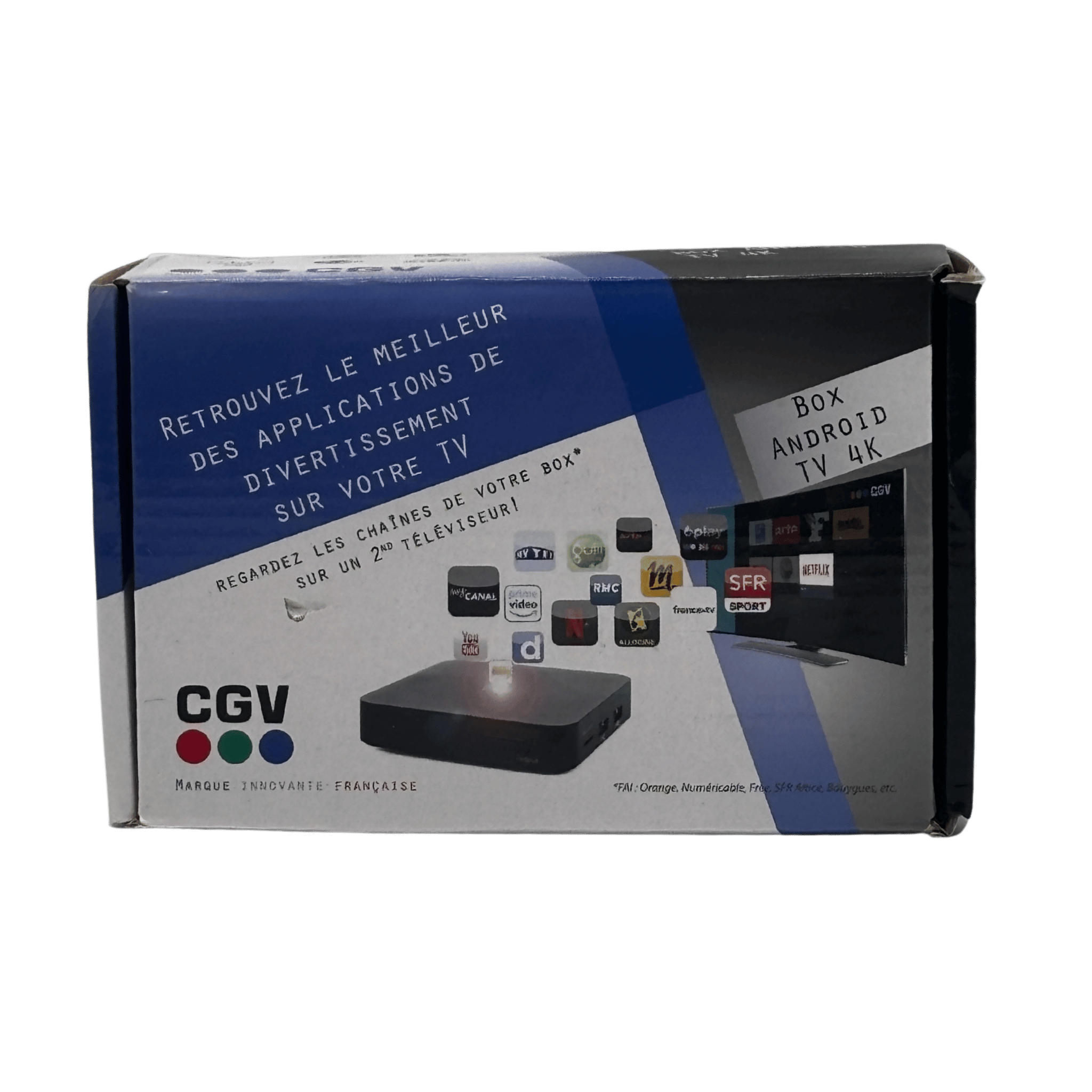 Box / Streaming – CGV Exp@nd – Récepteur multimédia numérique 8 Go – Noir