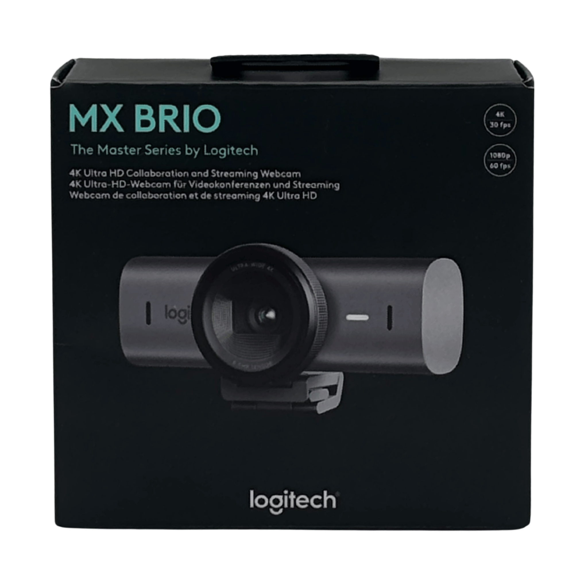 Webcam – Logitech MX Brio – Ultra HD 4K avec autofocus et double micro