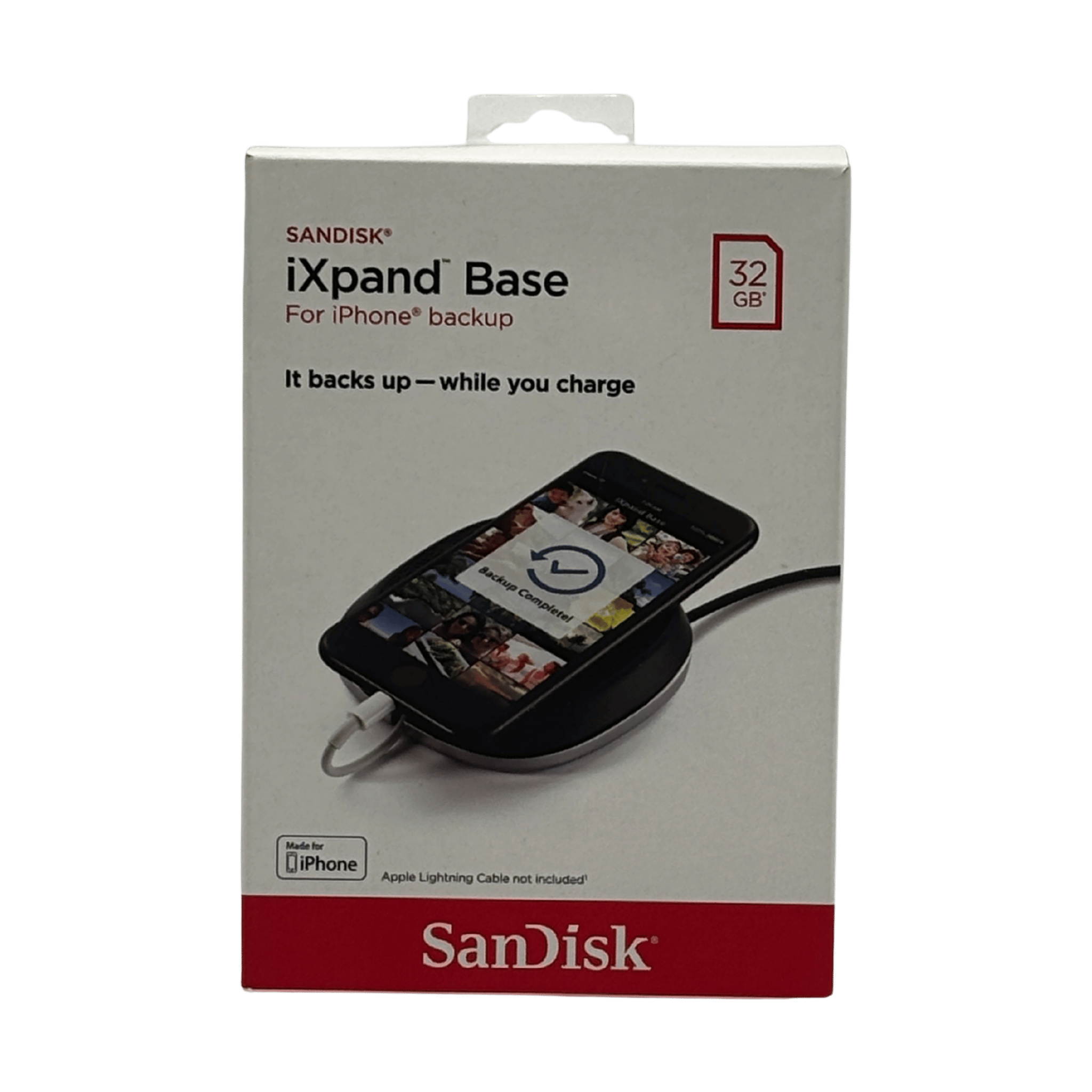 Lecteur flash USB avec chargeur intégré – SanDisk iXpand Base 32 Go