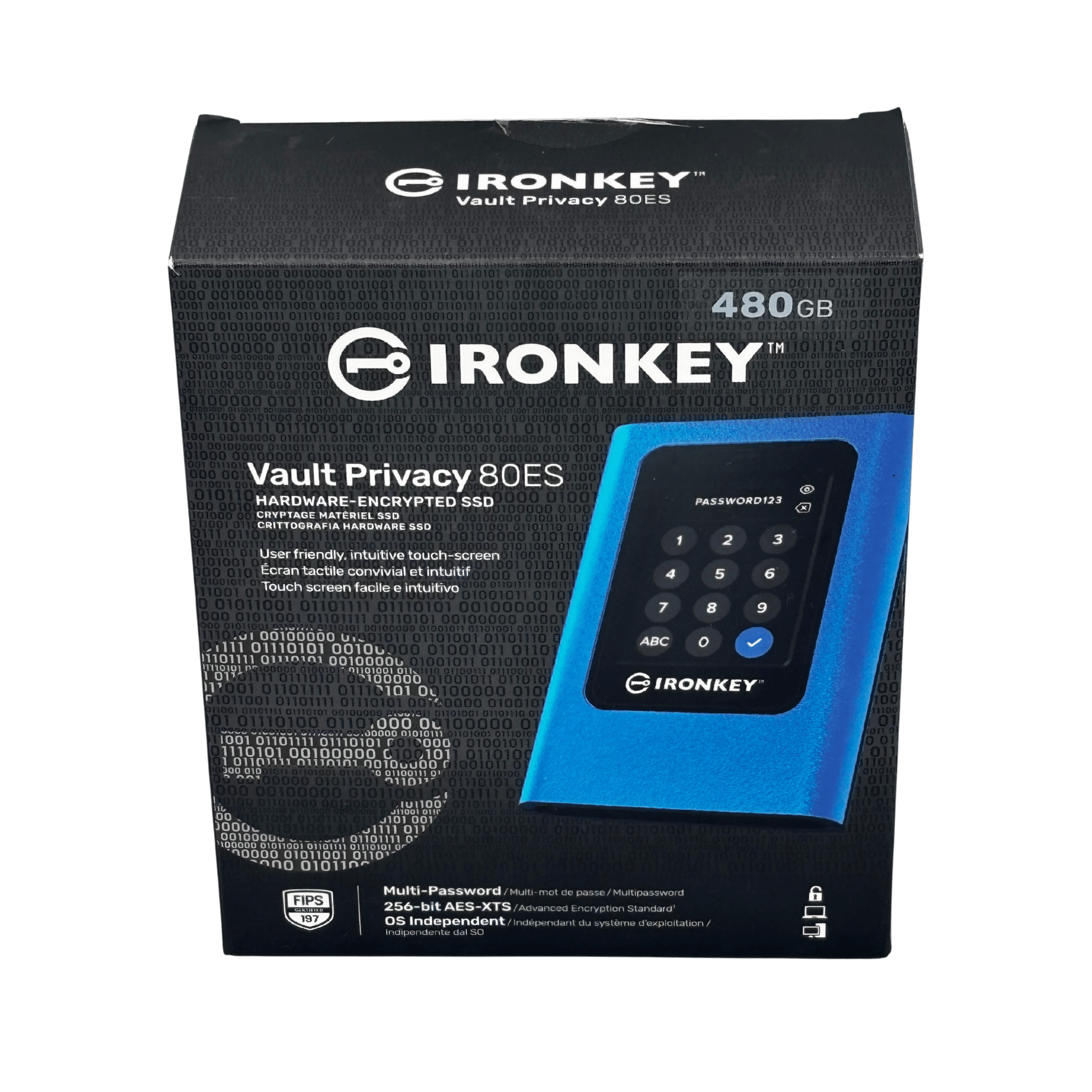 SSD Externe – Kingston IronKey Vault Privacy 80 (480 Go)