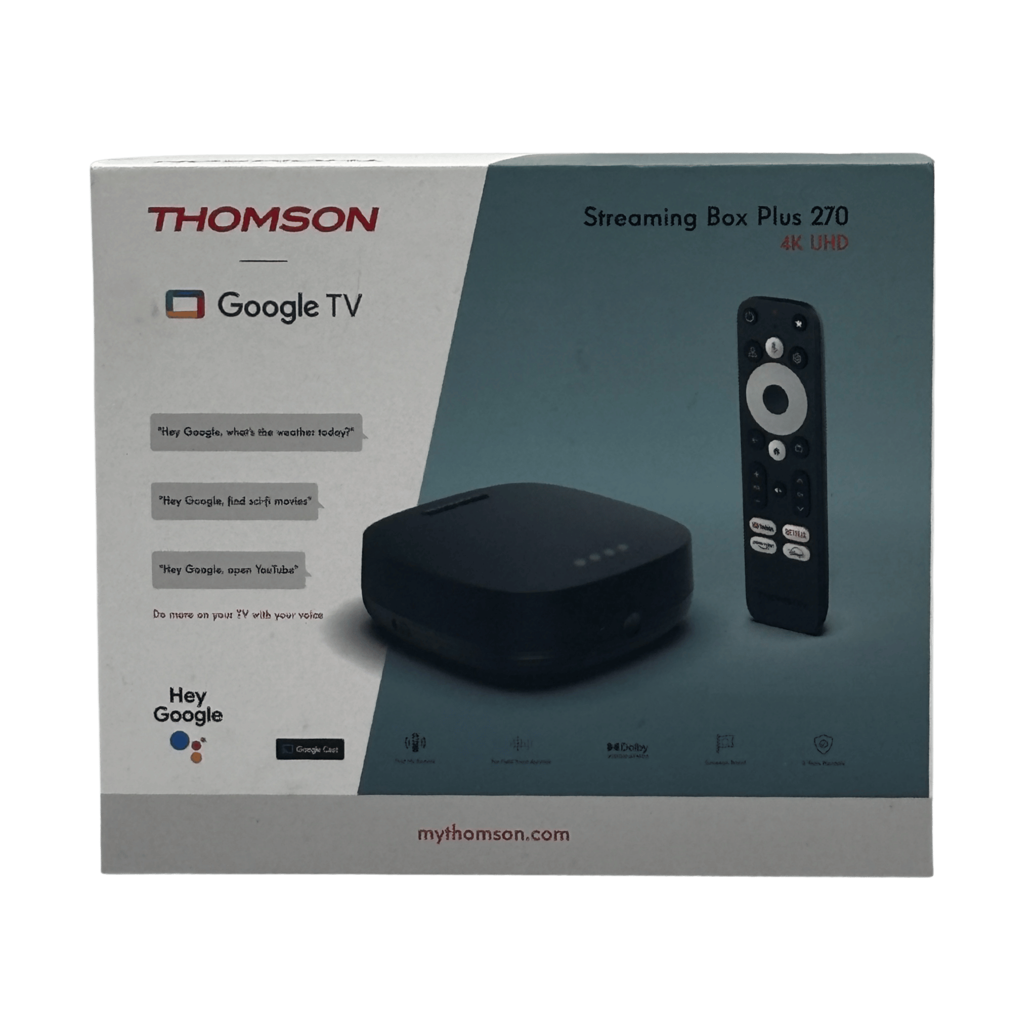 Box / Streaming – Thomson Google TV Streaming Box Plus 270