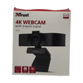 Webcam – Trust Teza 4K Ultra HD – Autofocus et double microphone stéréo